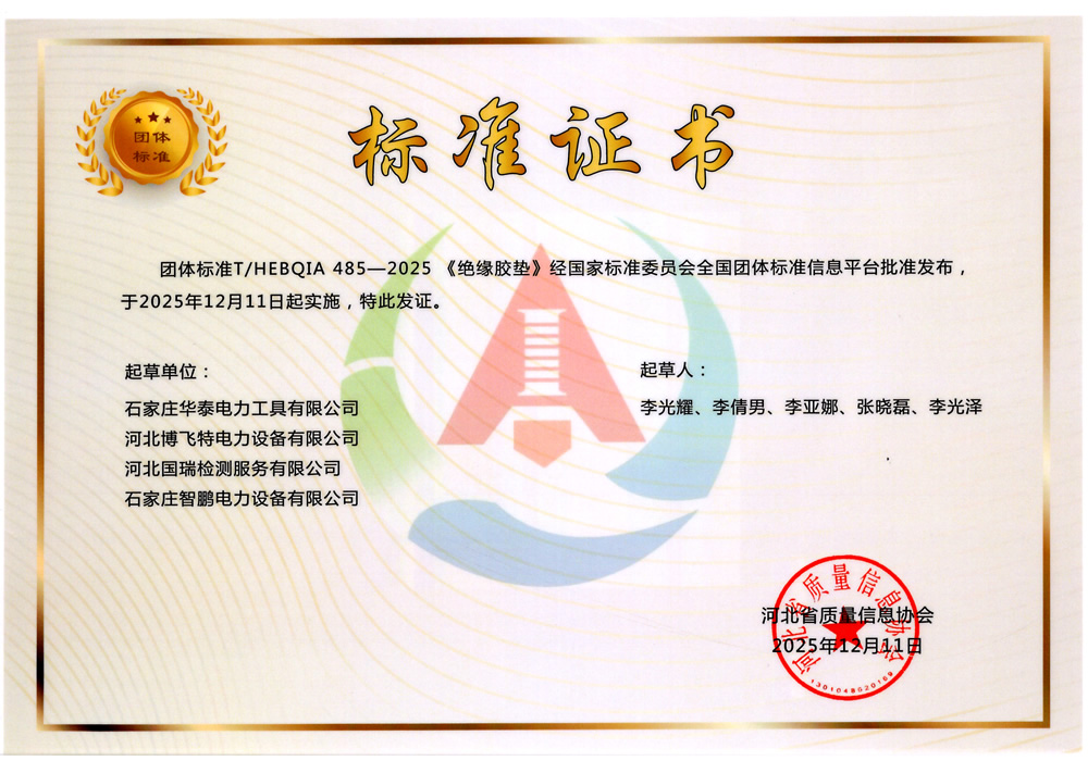 團體標準-絕緣膠墊